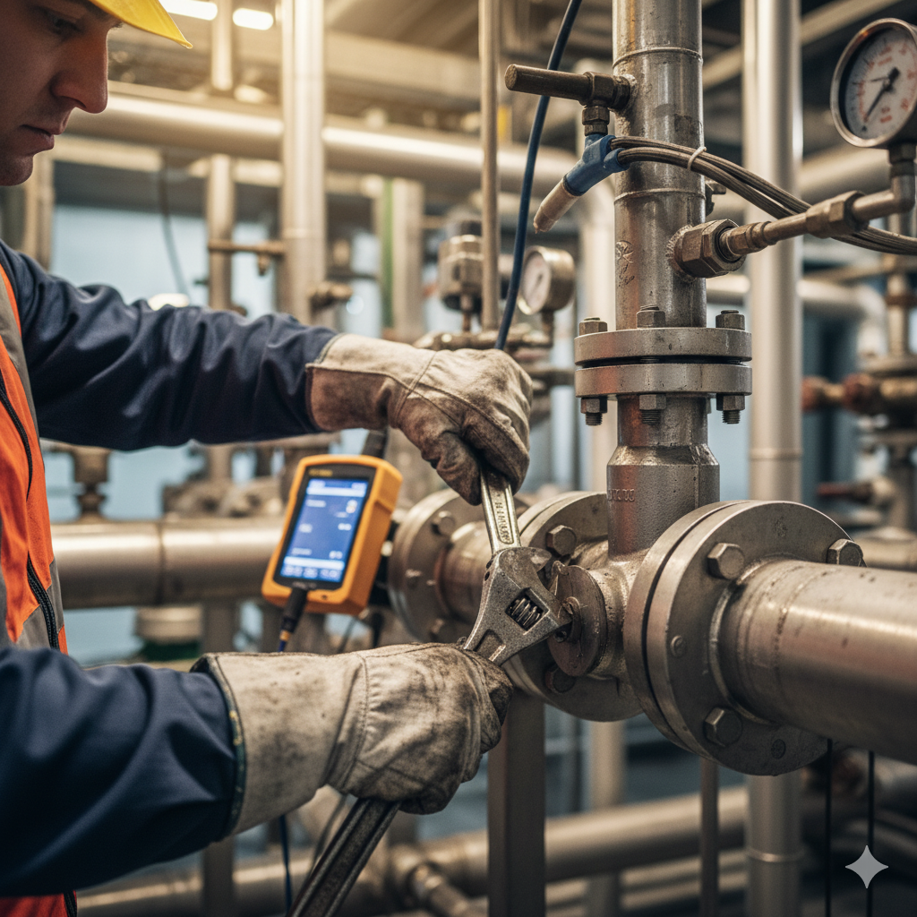 Flowmeter industri untuk pengukuran cairan